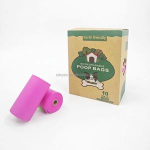 Sacs à déjections canines en amidon de maïs PLA PBAT super résistants, parfumés, anti-fuite, biodégradables, rouleaux pour animaux de compagnie, gestion des déchets, personnalisables - Product Image 2