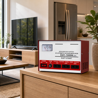 Stabilisateur de tension monophasé, régulateur de tension automatique 220V AVR certifié CE SVC 1000VA 1KVA, régulateur de tension monophasé
