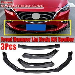 New 3pcs <b>Car</b> Front Bumper Splitter Lip Cover Trim <b>for</b> Mazda 6 Atenza 2014 2015 2016 2017 2018 Front Bumper <b>Diffuser</b> Spoiler Lip - Product Image 1