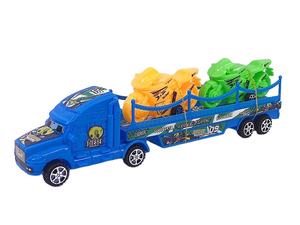 Jinming Nouveauté Tracteur Inertiel Transportant 2 Véhicules d'Ingénierie Dinosaures Jouets de Voiture à Propulsion par Frottement - Product Image 2