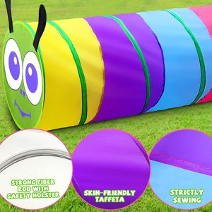 Túnel de Juego para Niños al por Mayor, Túnel Plegable Colorido para Bebés, Juguetes Plegables para que los Niños se Gateen - Product Image 4