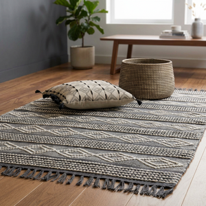Alfombra Kilim de Lana Reversible Hecha a Mano, Tejido Plano, Alfombra Geométrica India Tejida a Mano para Decoración del Hogar, Bajo MOQ, OEM - Product Image 3