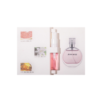 Tarjetas de papel de muestra de fábrica certificadas ISO de lujo para embalaje de perfume Logotipo personalizado Marcas Premium Papel de arte en relieve Forro de esponja
