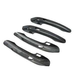 Manija de puerta exterior de fibra de carbono seca de alta calidad para Audi <span class=keywords><strong>A4</strong></span>/A4l A5 Q5l Sq5 B9 - Product Image 2