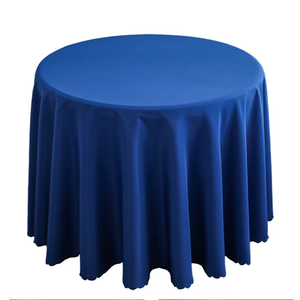 Décorations rondes de 320 cm de diamètre, durables, de haute qualité, de style moderne, imprimées en typographie, couleur unie, pour hôtels, mariages, fêtes - Product Image 1
