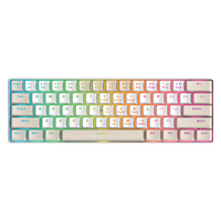 Clavier de jeu mécanique filaire 61 touches OEM ODM PJT-DKB2176, rétroéclairage arc-en-ciel Lizhi LED, fonction d'inclinaison réglable, Plug & Play