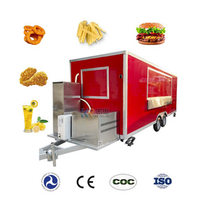 Remorque de camion-restaurant mobile 2025 conçue pour la vente, chariot de restauration rapide pour poulet frit, best-seller d'occasion - Product Image 2