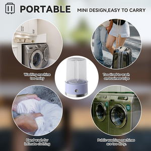 Nouvelle machine à laver compacte 2025 pour <span class=keywords><strong>un</strong></span> nettoyage en profondeur, mini-<span class=keywords><strong>lave</strong></span>-<span class=keywords><strong>linge</strong></span> portable amélioré pour les vêtements, idéal pour les dortoirs, appartements et hôtels - Product Image 6