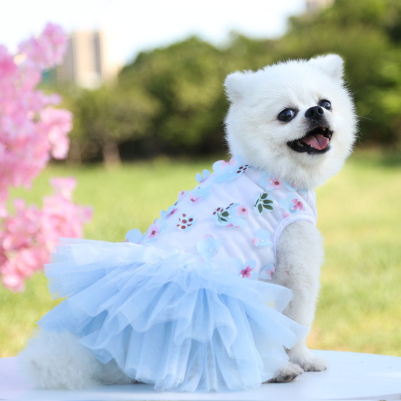 open lace back dress Wedding Dresses For Dogs – Oh my Glad main image 1