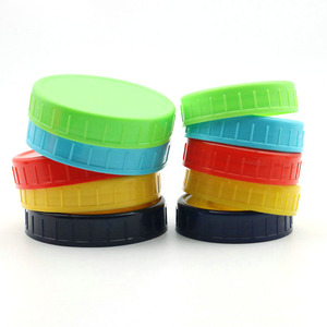 <strong>Regular</strong> Mouth Plastic <strong>Mason</strong> <strong>Jar</strong> <strong>Lids</strong>, Unlined Standard <strong>Size</strong> 70-450 White Plastic Caps <strong>for</strong> <strong>Mason</strong> <strong>Jars</strong> - Product Image 2