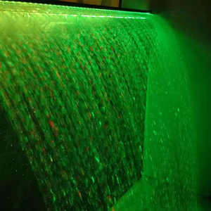 Rideau d'eau mural suspendu en laiton, lame de cascade pour étang d'eau, décoration de jardin de pluie - Product Image 3