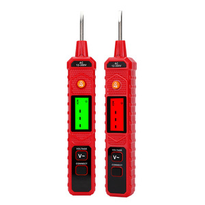 Mini voltímetro digital, probador de voltaje AC 12-300V, pantalla LED, detección NCV sin contacto para medición eléctrica - Product Image 1