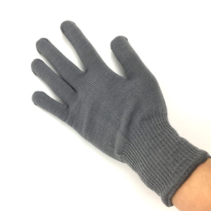 Gants à écran tactile en laine mérinos à tricoter à la main - Product Image 6