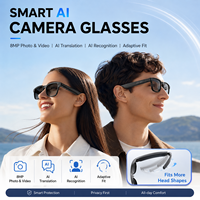 Gafas Inteligentes con IA 2026, Cámara HD de 8MP, Grabación de Video por WiFi, Traducción, Reconocimiento de Objetos, Asistente de IA, Llamadas Telefónicas, Reproductor de Música