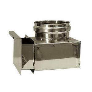Caja de cenizas de combustión de pared simple Chimenea DN 140 Accesorios de tubería Categoría de producto - Product Image 1