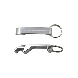 Customized <b>Mini</b> Portable Pocket Metal Bar Tools Aluminum Keyrings Keychain Beer <b>Bottle</b> Opener Key Chain Custom logo - Product Image 2