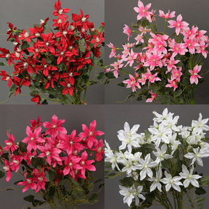 Fleurs de freesia artificielles, branche unique, en soie, décorations de mariage - Product Image 3