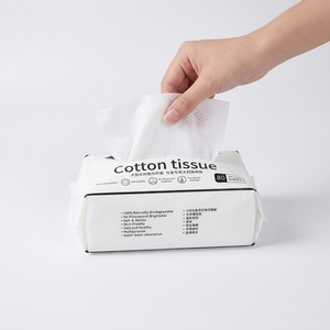 Serviette jetable non tissée pour le visage, paquet souple à dérouler, lingette sèche sans peluches, à usage unique, pour le nettoyage du visage, les soins de la <span class=keywords><strong>peau</strong></span> et les voyages - Product Image 2