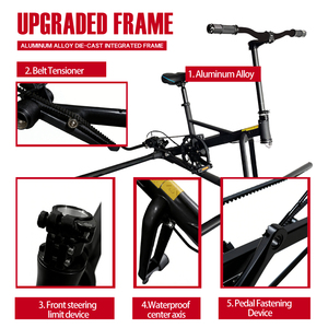 Vélo aquatique <span class=keywords><strong>gonflable</strong></span> intégré préféré, portable, léger, compact, avec cadre intégré, pagaie et vélo aquatique <span class=keywords><strong>2</strong></span>-en-1 - Product Image 4