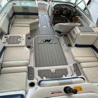 Tapis de pont en mousse EVA imitation teck pour bateau Nautique SV211 2004, style SeaDek MarineMat Gatorstep, auto-adhésif