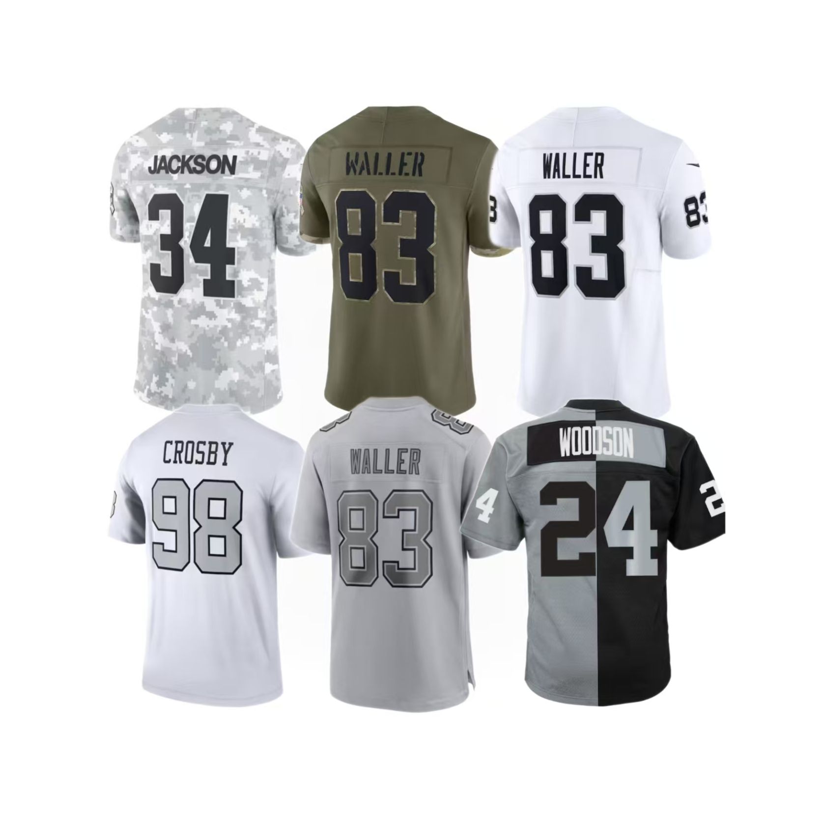 Raider Jersey High-Quality Custom Stitched Design