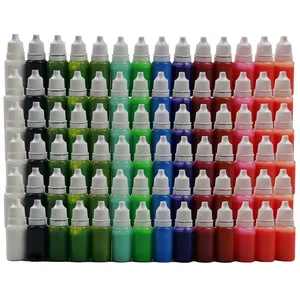 Multi-Function และสีสัน Pigment ปลอดสารพิษเรซินโปร่งแสง Dye Liquid Colorant สูงโปร่งใสอีพ็อกซี่เรซิ่นสี