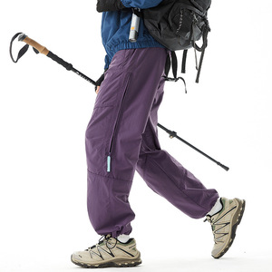 OEM personalizzazioni disponibili per esterni <span class=keywords><strong>pantaloni</strong></span> attivi impermeabili Casual da uomo <span class=keywords><strong>pantaloni</strong></span> paracadute da <span class=keywords><strong>donna</strong></span> per l'alpinismo autunnale - Product Image 1