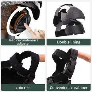 REVIXUN Lightweight Premium Wendy Carbon Fiber Helmet