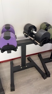 Ensemble <span class=keywords><strong>d</strong></span>'<span class=keywords><strong>haltères</strong></span> réglables ZY avec système de changement rapide de poids pour la maison et la salle de sport commerciale – <span class=keywords><strong>Haltères</strong></span> à poids libre pour l'entraînement de force, gain de place - Product Image 6