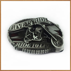 Hebilla de cinturón Vintage de alta calidad para hombre, hebilla de cinturón de Metal para motocicleta con calavera <span class=keywords><strong>Zombie</strong></span> - Product Image 3