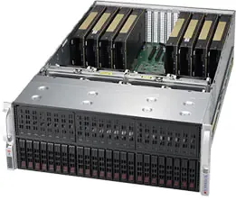 Serveur GPU Supermicro Sys-4029gp-trt2 4U, double processeur Xeon Scalable, 8 DDR4, NVMe SAS, 10GbE, IA, HPC, apprentissage profond, Sys-4029gp-trt2 - Product Image 3