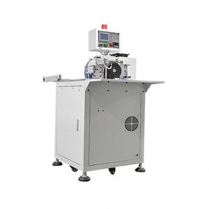 Semi Automatic Cable <b>Wire</b> Single End Heat Shrinkable Tube Cutting Inserting <b>Machine</b> SR-210 Heat Shrinkable Tube Insert <b>Machine</b> S - Product Image 1