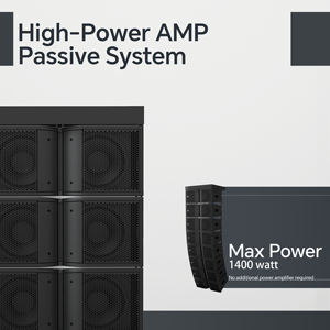 야외 파티용 RQSONIC LA210 라인 어레이 스피커 10 인치 전원 패시브 액티브 라인 어레이 스피커 시스템 - Product Image 2