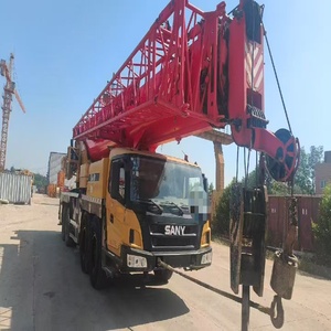 Grue de camion d'occasion Sany STC800T5 à vendre, capacité nominale 50T, charge de levage maximale 50T, hauteur 32M, moteur pompe en bon état de fonctionnement - Product Image 5