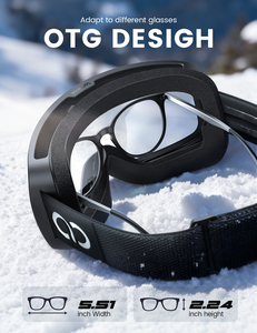 Lamicall SG02 Nouvelles Lunettes de <span class=keywords><strong>Ski</strong></span> Anti-Buée Protection UV400 <span class=keywords><strong>OTG</strong></span> Lunettes de Snowboard Lentille Sphérique <span class=keywords><strong>Masque</strong></span> de Neige Article Tendance - Product Image 6