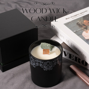 Nến sáp đậu nành thân thiện với môi trường bán buôn, nhãn hiệu riêng tùy chỉnh, nến thơm cao cấp với bấc gỗ tùy chỉnh - Product Image 6