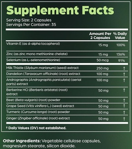 OEM/ODM Marque privée Capsules de nettoyage et de désintoxication du <span class=keywords><strong>foie</strong></span> Compléments alimentaires Soutien intestinal - Product Image 2
