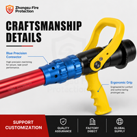 Lance d'incendie industrielle à poignée pistolet avec extension et jet réglable, équipement de protection incendie, usine OEM ODM.