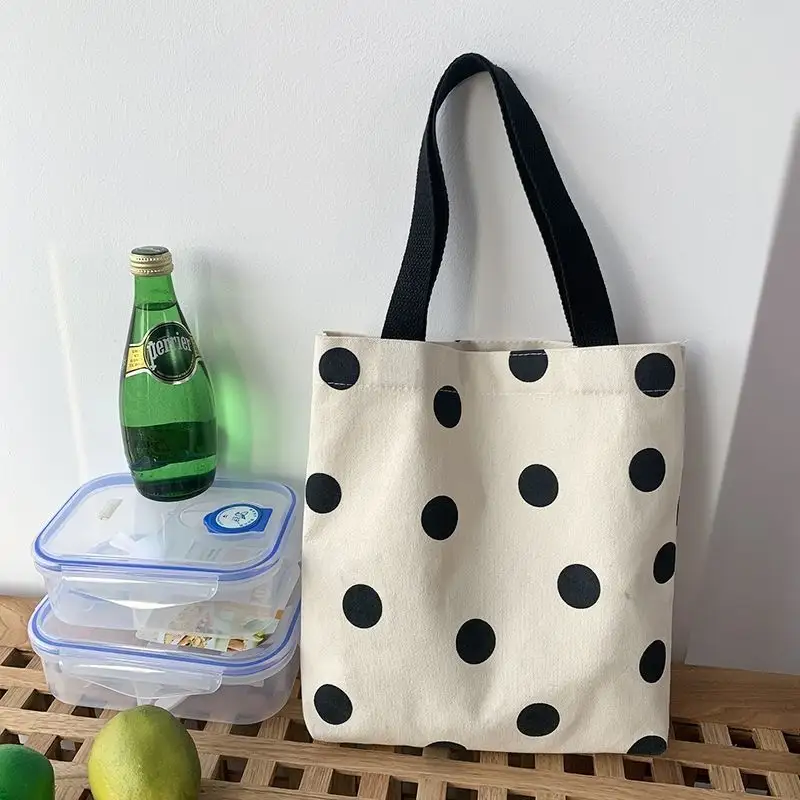 Eco Friendly Reusable Casual Outdoor Party Shoulder Shopping Bags Tote Bag with Button