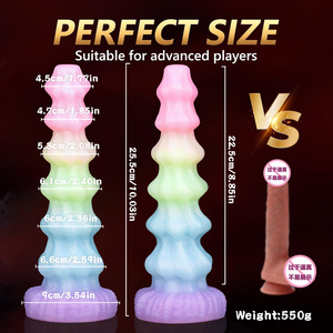 Dildos de formes irrégulières et colorés, pénis sexuels réalistes, masturbateurs unisexes, plugs anaux, jouets pour orgasmes, jouets gays, vente en gros de jouets sexuels pour adultes - Product Image 3