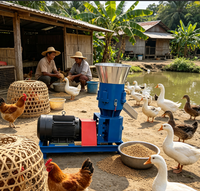 Nouvelle machine à granulés d'aliments pour volailles résistante aux hautes températures, capacité de 300 kg/h, écologique, pour élevage de poulets de chair en Arabie Saoudite