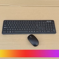 Ensemble clavier et souris sans fil ergonomique pleine taille Surface, économie d'énergie, 2,4 GHz, 1600 DPI, pour la maison, le bureau, l'ordinateur