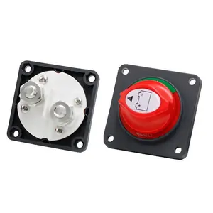 Waterproof Heavy Duty Battery Switch 12-48V Battery Power Cut Master Switch Disconnect Isolator for Car RV Boat