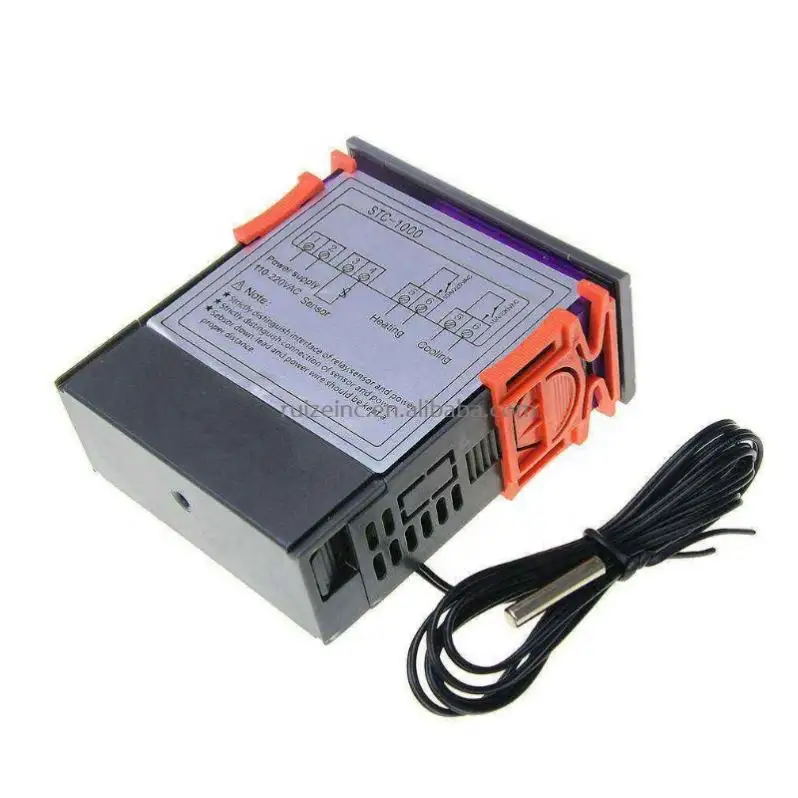 Régulateur de température numérique LED STC-1000 12V 24V 220V thermostat thermorégulateur avec chauffage et refroidisseur