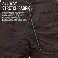 Short de sport actif pour hommes design personnalisé Short de course et d'entraînement 2 en 1 pour hommes Sexy Gym Sport Short d'entraînement athlétique avec