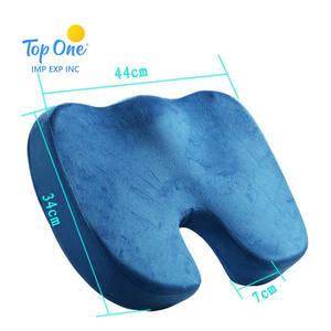 Top One oreiller en tissu de maille douce de haute qualité coussin de bureau élastique respirant pour le soulagement de la douleur à la taille - Product Image 4