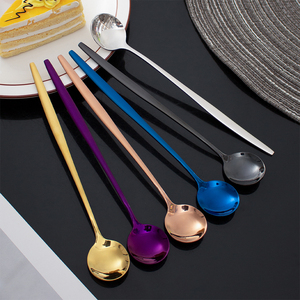 Bán buôn thanh dài xử lý thép không gỉ muỗng kem muỗng - Product Image 3