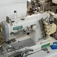 Machine à coudre interlock informatisée Jack 8669 d'occasion avec coupe-fil automatique, pièces détachées pour machine à coudre interlock Jack 8669