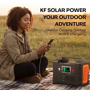 สถานีพลังงานแสงอาทิตย์เคลื่อนที่ KF Solar 220v 50Hz 60Hz  แบตเตอรี่สำรองพลังงานแสงอาทิตย์สำหรับใช้งานกลางแจ้ง พร้อมแบตเตอรี่ลิเธียมไอออน - Product Image 5