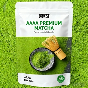 OEMEU4A Polvere di Matcha Pura Biologica Istantanea, Tè <span class=keywords><strong>Verde</strong></span> Dimagrante, Nuova Etichetta, Confezione in Sacchetto/Scatola/Tazza - Product Image 1